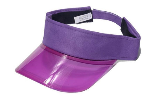 Purple Sun Visor Hat