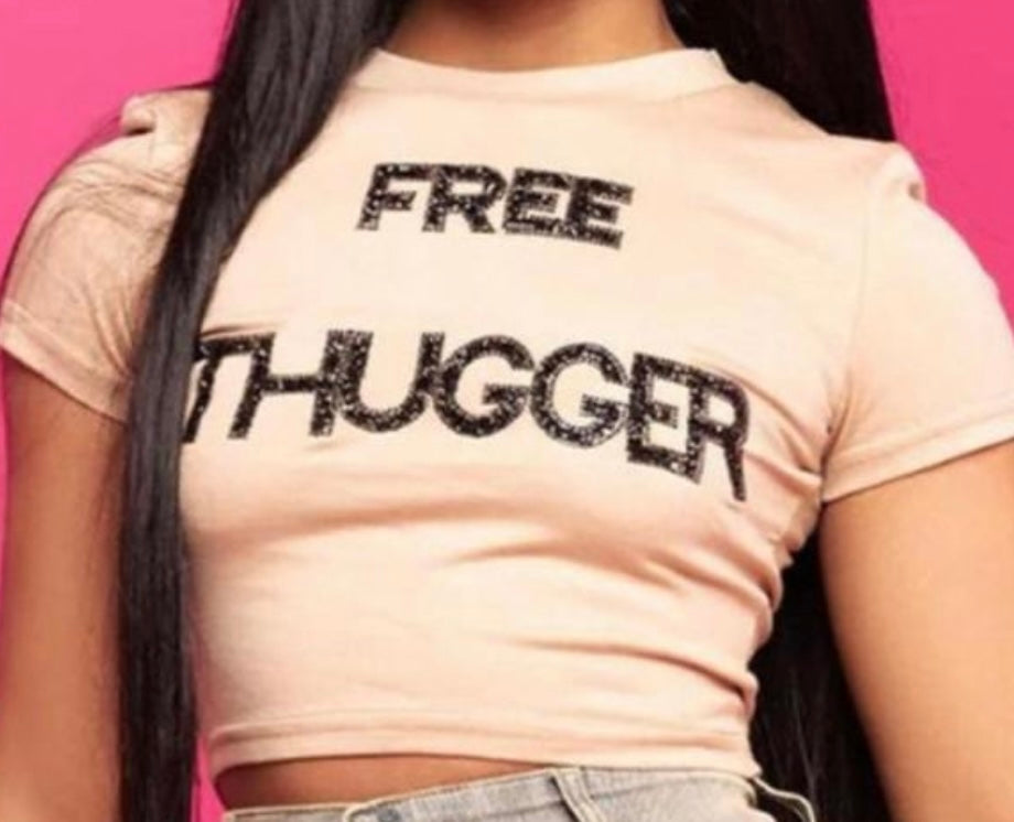 Free Thugger RhinestoneTee