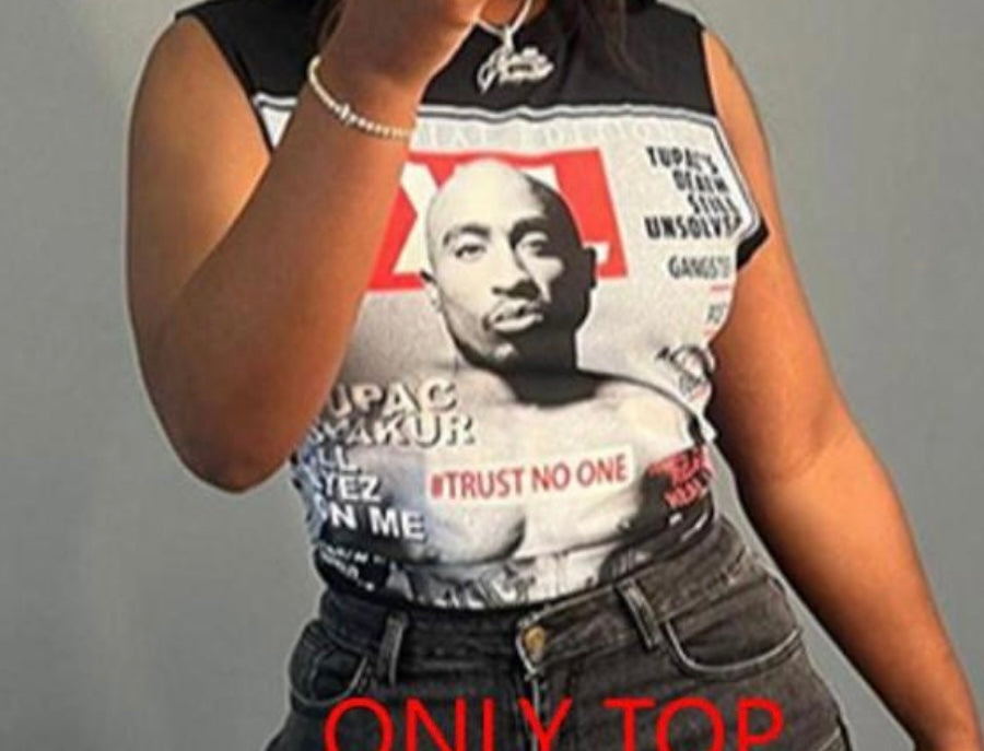 Tupac Graphic Top