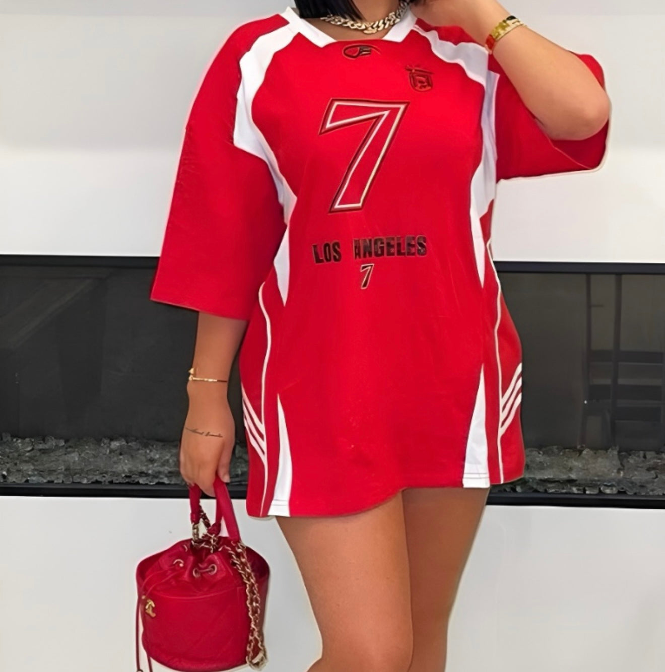 Red Jersey Dress